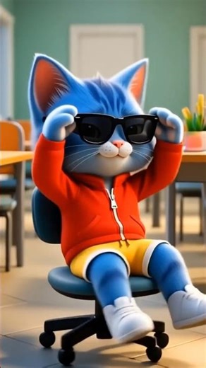 Spin Like Pro… Can’t Stop 😭 #cat #animation