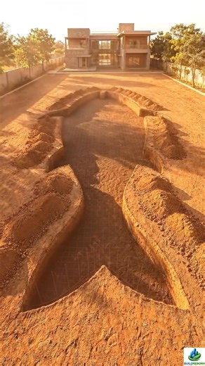 fish styles swimming pool from scratch #trending #reels