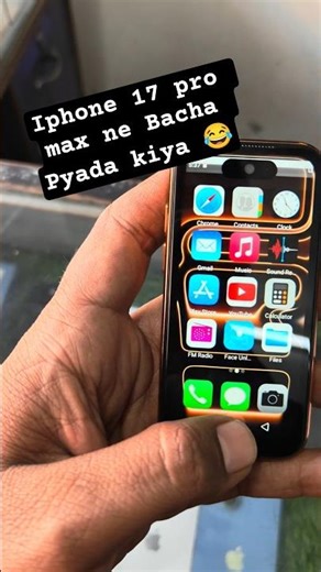 iphone 17 pro max ne Bacha Pyada kiya 😆 #shorts #iphone17pro #fake