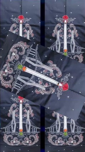 Motif batik Tugu Pahlawan dan Jembatan Suramadu.. mengajarkan kita jangan lupa sejarah
