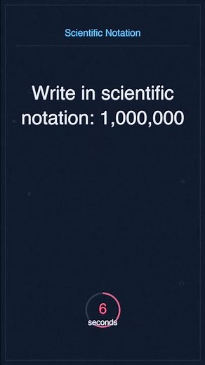 Daily math grind: Scientific Notation — nailed it or not? 💯