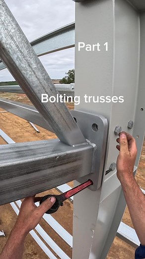 Truss Section Construction Part 1: Steel and Bolt Assembly