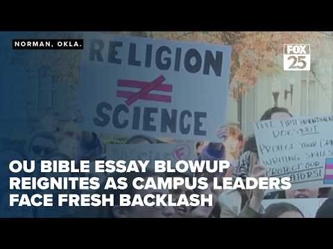 OU Bible essay blowup reignites as campus leaders face fresh backlash