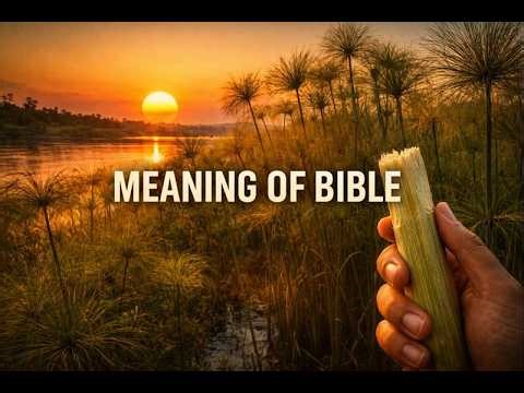 How the 'BIBLE' Got Its Name (And Its Meaning)