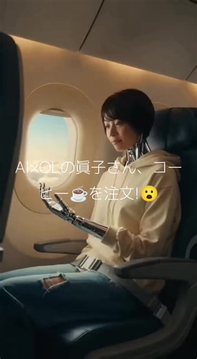 飲んだコーヒー☕️は体内で気化処理させるので、トイレは不要です♪😊 #海外旅行 #OL #近未来