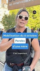 October 6 mobilization: Concerned parents protect their children