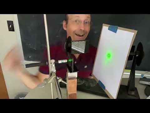 Physics Demo: Polarization by Reflection and Brewster's Angle