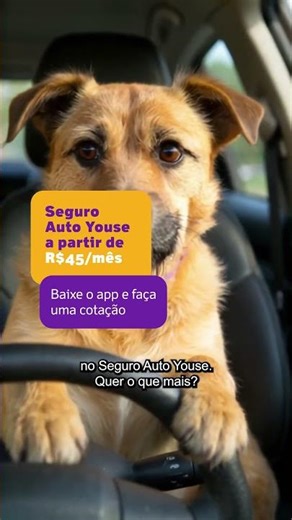 🚘 Seguro Auto Youse a partir de R$45/mês.