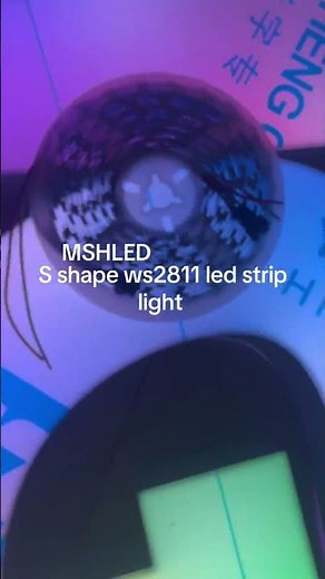 S Shape WS2811 LED Strip with K-1000C | Water Running Effect for #Advertising #Signs #mshled #ws2811