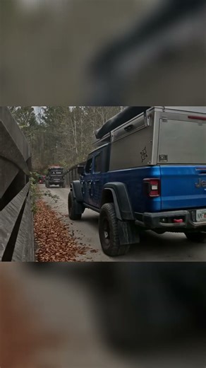 Gladiator Trucks' Epic Forest Drive: Watch This! #shorts