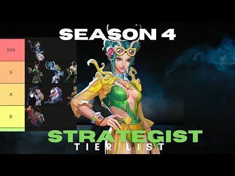 The NEW Strategist Tier List (Season 4 )