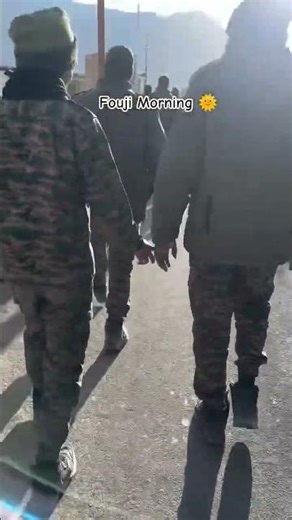 fouji morning 🌞 #army #indianarmedforces #indianarmylife #shorts