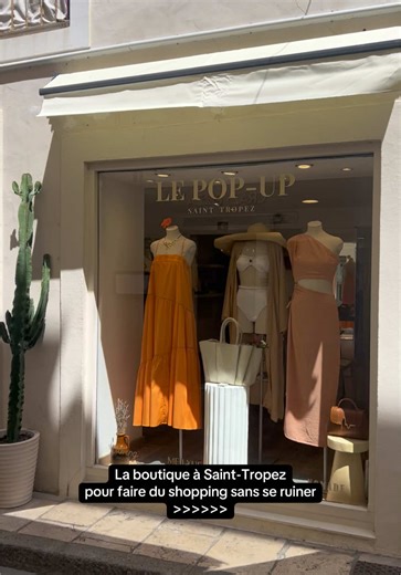 Boutique Pop-Up à Saint-Tropez pour le Shopping Abordable