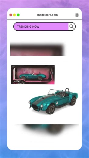 🏎️ Ready to rev up your collection? Unleash the essence of a classic with the Shelby Cobra 427 MKII in stunning Teal Metallic adorned with sleek Gray Stripes! 🌟 This exclusive 1/18 diecast model car by Jada not only captivates with its vibrant colors, but it's also a tribute to automotive history that sparks joy and nostalgia. Whether displayed on your shelf or showcased in a high-speed diorama, it’s the perfect conversation starter! 🏁 So, why settle for one when you can have the ultimate rac
