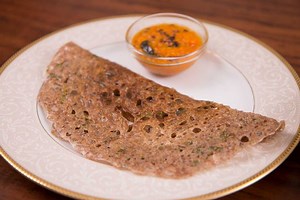 Give this Ragi Oatmeal Dosa a try for breakfast or dinner. Its packed with nutrition and delicious taste. Serve the Ragi Oatmeal Dosa with just a cup of yogurt, or with sambar and tomato chutney or even just along with jaggery and butter. Recipe link - http://www.archanaskitchen.com/ragi-oatmeal-dosa-finger-millet-and-oatmeal-crepes | Archana's Kitchen