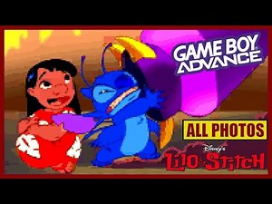 Disney's Lilo & Stitch - Full Gameplay 100% - ALL PHOTOS (Game Boy Advance)