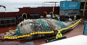 Ocean Cleanup's supersized system proves its worth with "massive" haul