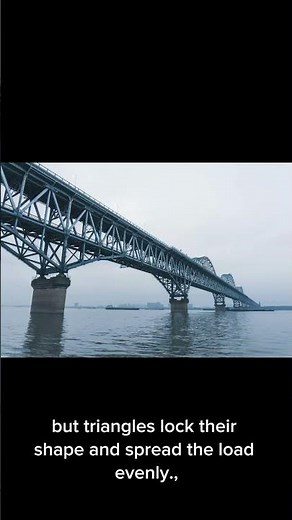 Why Engineers Use Triangles #civilengineering #engineeringfacts #engineering #structures