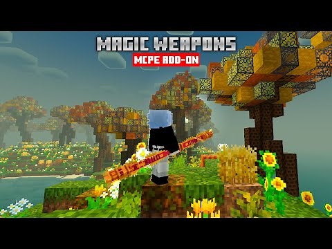 Magic Weapons | MCPE 1.21+ Addon