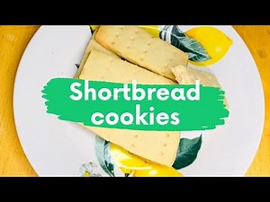 Homemade Shortbread Cookies/Biscuits | My Easy 3 Ingredients Recipe