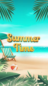 Summer Beach Scene | Free Stock Video Footage