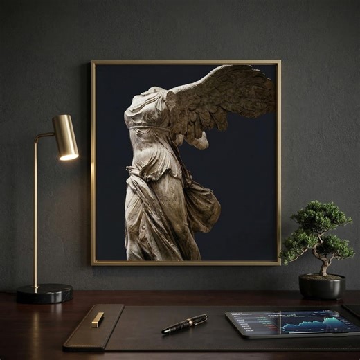 Nike of Samothrace Print, Winged Victory Greek Goddess Art (digital Download) - Etsy