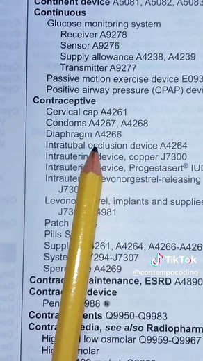 Cómo encontrar el código HCPCS para diafragma anticonceptivo