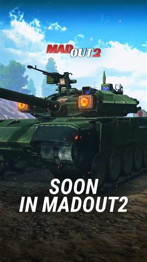 MadOut2: free open world mobile game for Android and iOS on Instagram: "Yes, it’s true — a tank is coming to MadOut 2! 💥 Very soon, it will be available in single-player mode. Here are its stats: 🚗 Speed: 113 ⚡ Acceleration: 100 🤸‍♀️ Handling: 50 🛑 Braking: 50 📦 Capacity: 1000 👊 Durability: 15,000 How’s that for power? Ready to test it in the streets?"