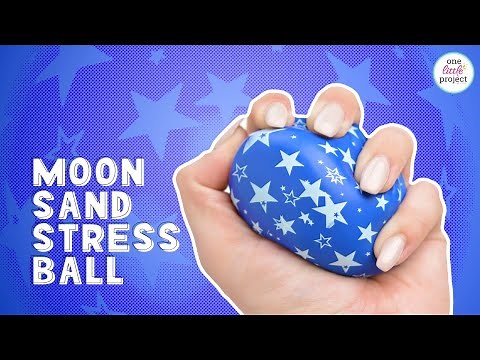 Moon Sand Stress Ball: An Easy DIY Balloon Stress Ball