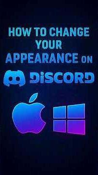 How to change your THEME / APPEARANCE on DISCORD!