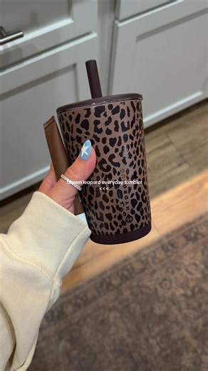 Brown Leopard Everyday Tumbler — Don’t Wait, It Sells Out
