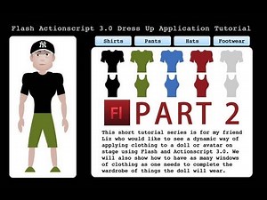 2. Flash Dress Up Game Tutorial ActionScript 3.0 Doll Character Model
