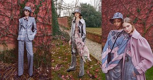 Alberta Ferretti nos adelanta que el tartán será uno de los ítems del próximo invierno.