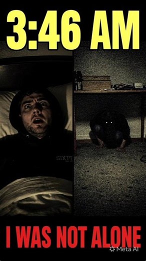 I Was NOT Alone At 3:46 AM... Real Footage #facts #horror #scary #shorts