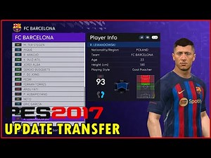 PES 2017 NEW OPTION FILE UPDATE TRANSFER 2022 FOR ALL PATCH