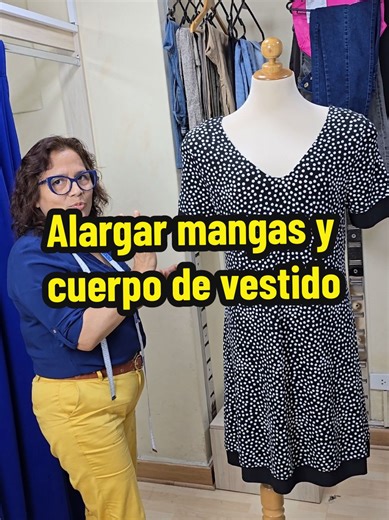 Tutorial: Cómo alargar mangas y cuerpo de vestido
