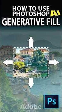 How to use generative fill & expand In Photoshop