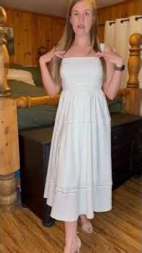 Size medium white midi dress great for bridal events!