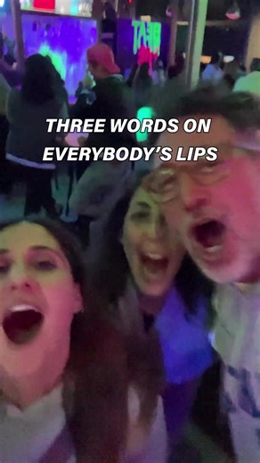 Three words on everybody’s lips 💥.