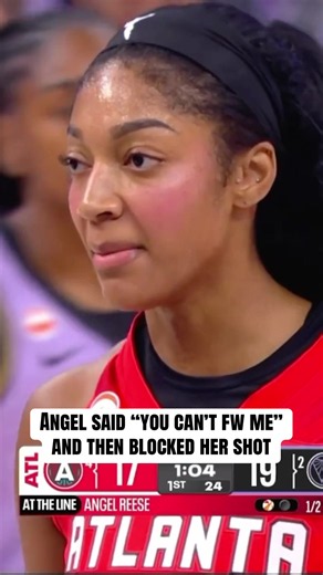 Angel Reese backing up her trash talk on Aminata Gueye (via NBC) #wnba #angelreese #atlantadream