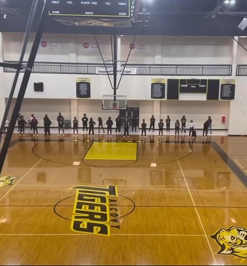 Cheerleading Practice at Alcovy High School