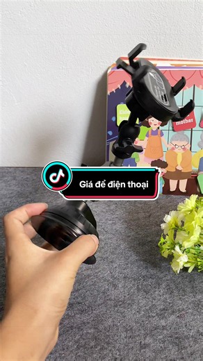 Giá để điện thoại trên ôtô xoay 360º – hướng dẫn & review