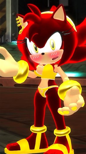 FIRE AMY & SONIC'S CUTEST MOMENT?! #firesonic #fireamy #amyrose #sonamy #sonic #love