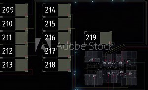 3D HUD future ui ux interface cyberpunk able to loop endless 4k