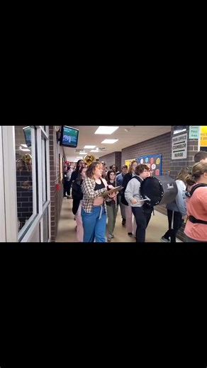 We had a little Welcome Home parade for our State Champion Girls Bowlers in our hallways today! 🎳 | John F. Kennedy High School - Cedar Rapids, Iowa