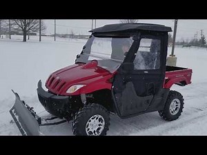 500cc Ranch Pony Utility UTV With Snow Plow 4x4 From SaferWholesale.com