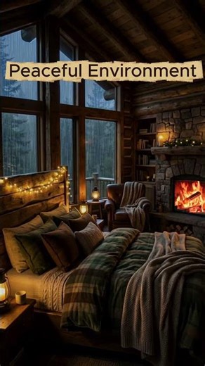 Rainy Bedroom Vibes 🌧️ Cozy Rain on Window for Deep Sleep #shorts #daddacuambience #rain