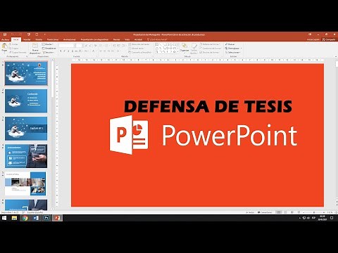 🔴¿Cómo HACER un POWER POINT para Presentar una TESIS?, Monografía 👉PowerPoint Presentation
