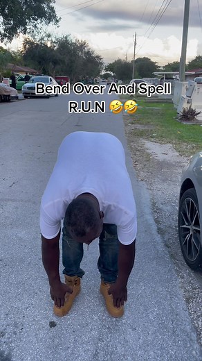 Bend Over And Spell R.U.N 🤣🤣