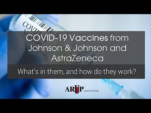 The COVID-19 Vaccines from Johnson & Johnson and AstraZeneca: What's in Them and How Do They Work?